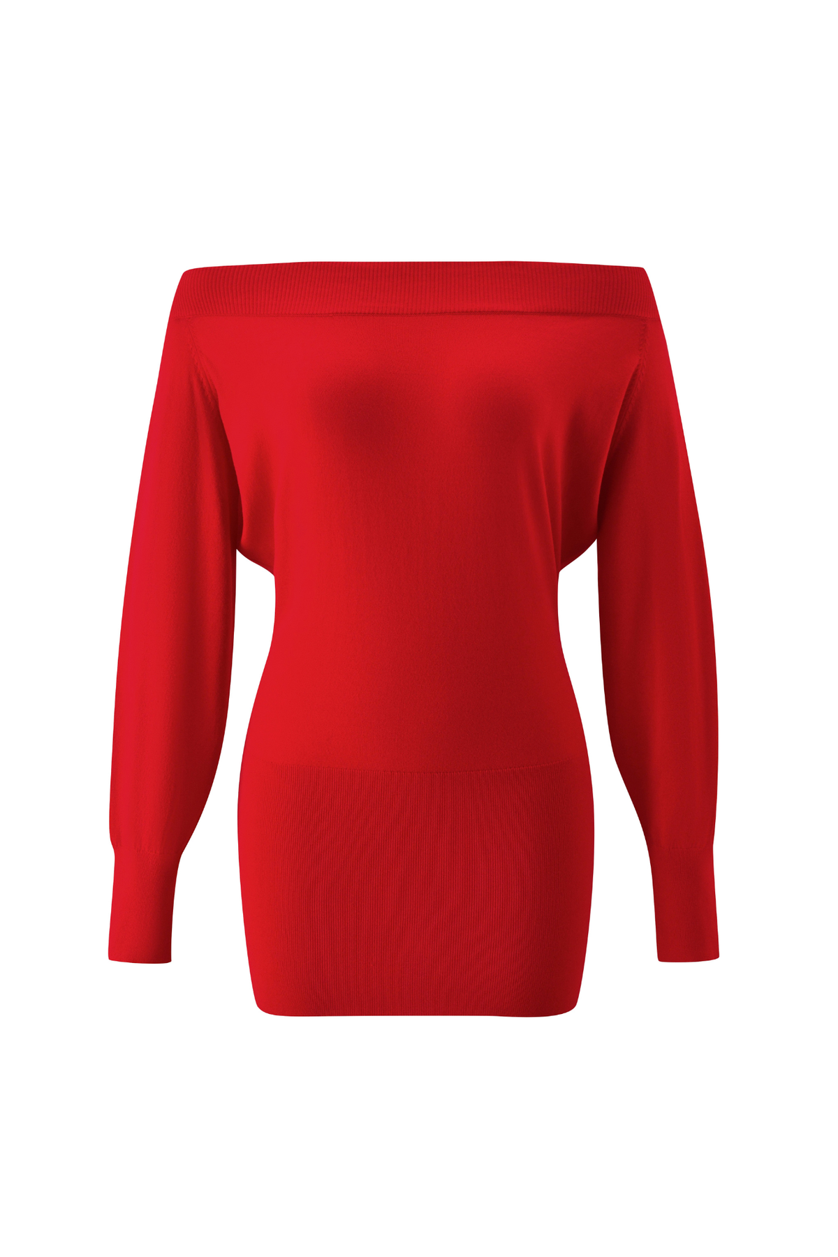 ADRYANA KNIT DRESS - RED