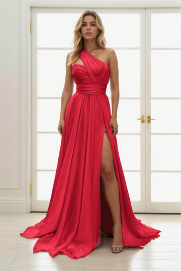 A-Line Maxi Chiffon Prom Dress CS0435