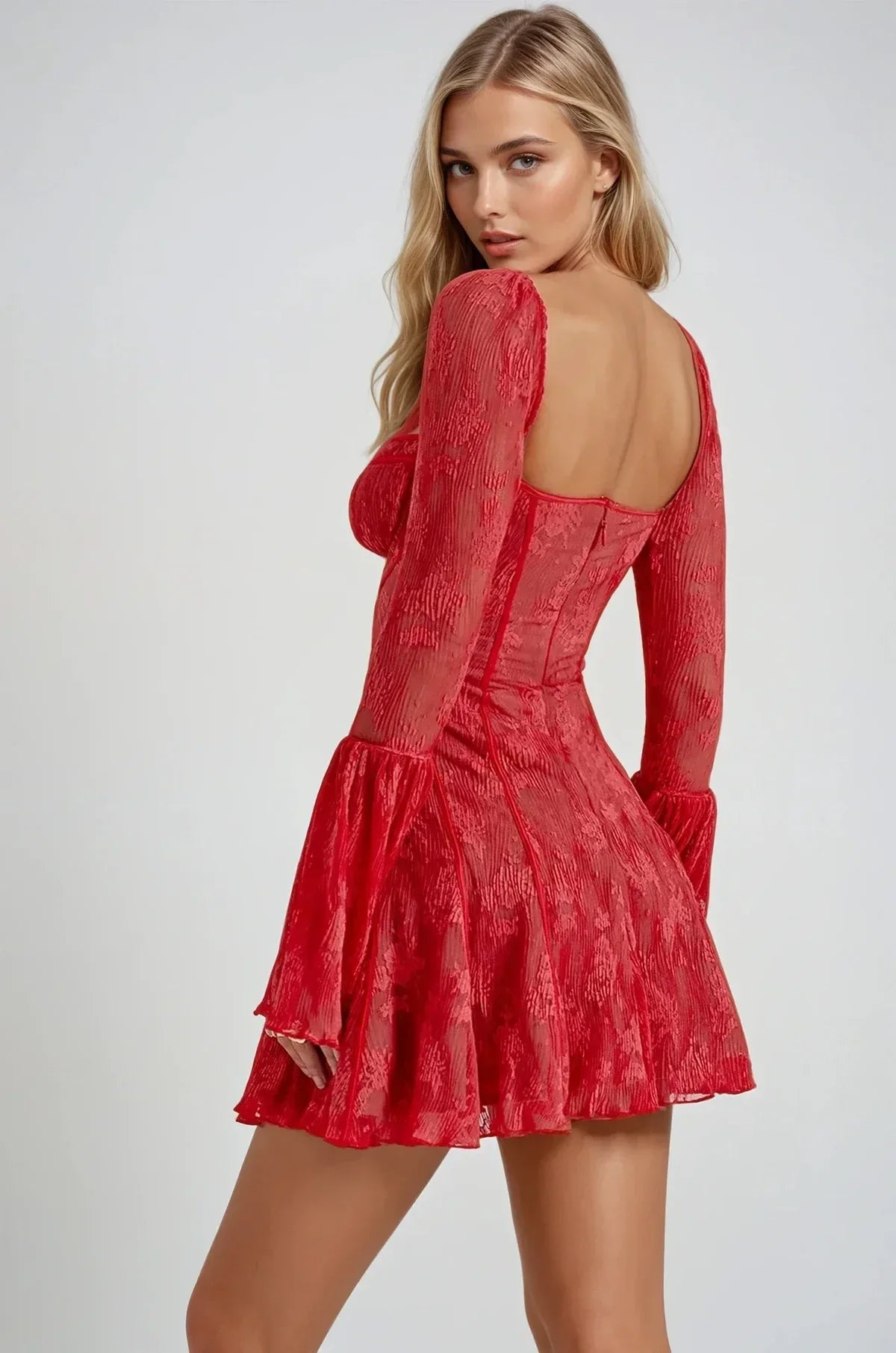 Amaya ¨C The Romantic Lace Illusion Dress