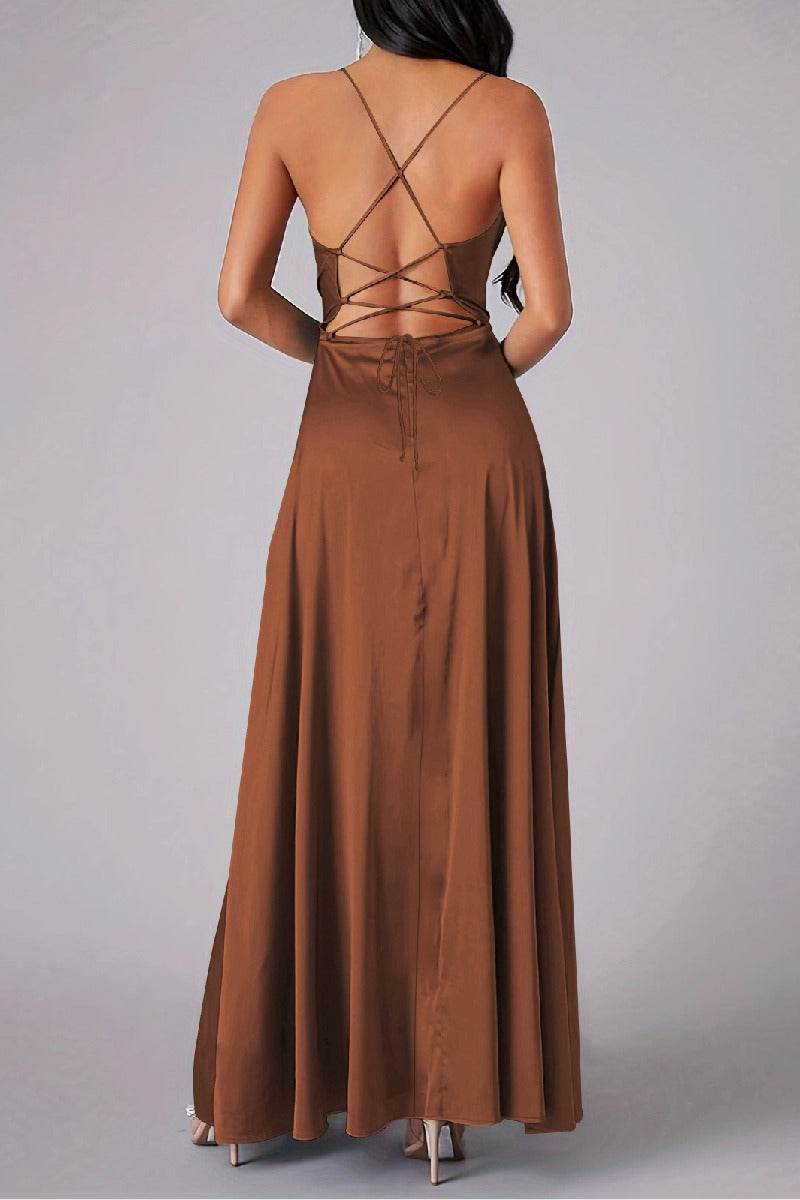A-line Maxi Stretch Formal Evening Dresses 865729646697