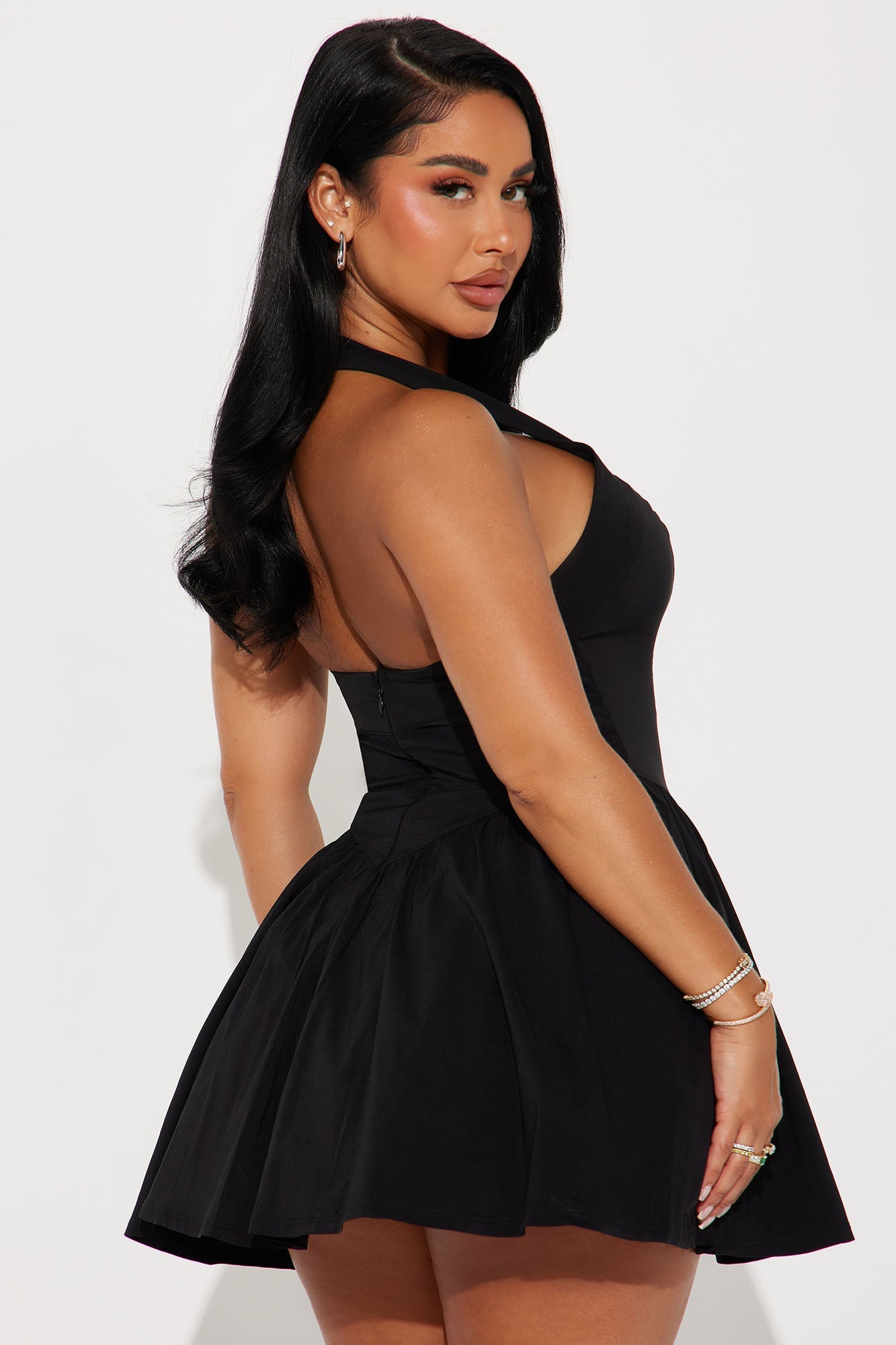 Noble Mini Dress - Black