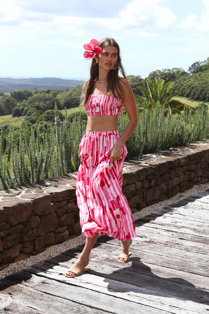 Platonic Crop Top Pink