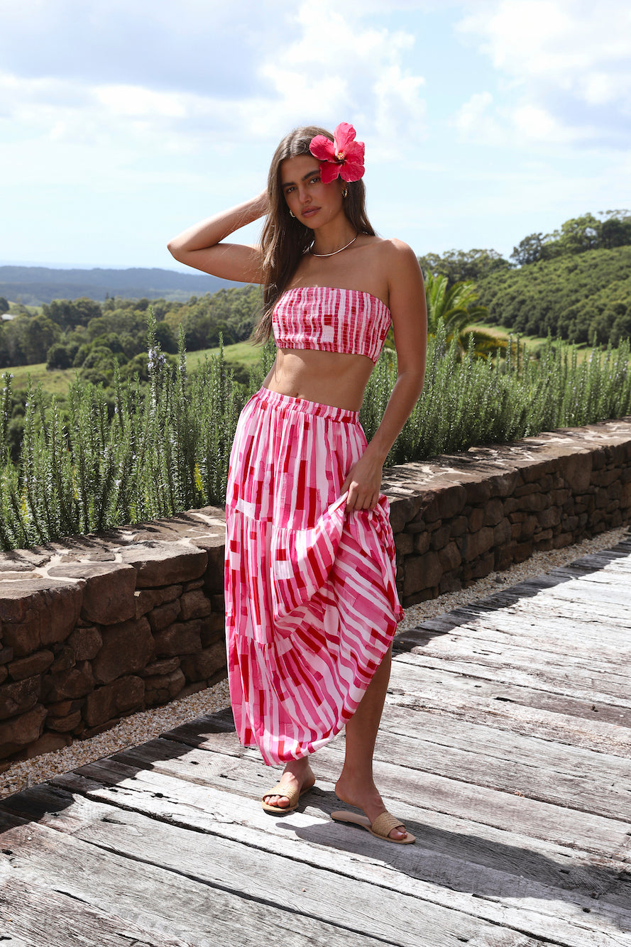 Platonic Crop Top Pink
