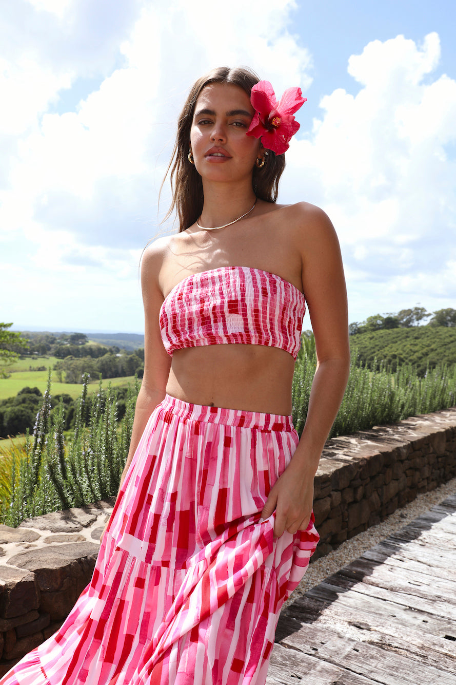 Platonic Crop Top Pink