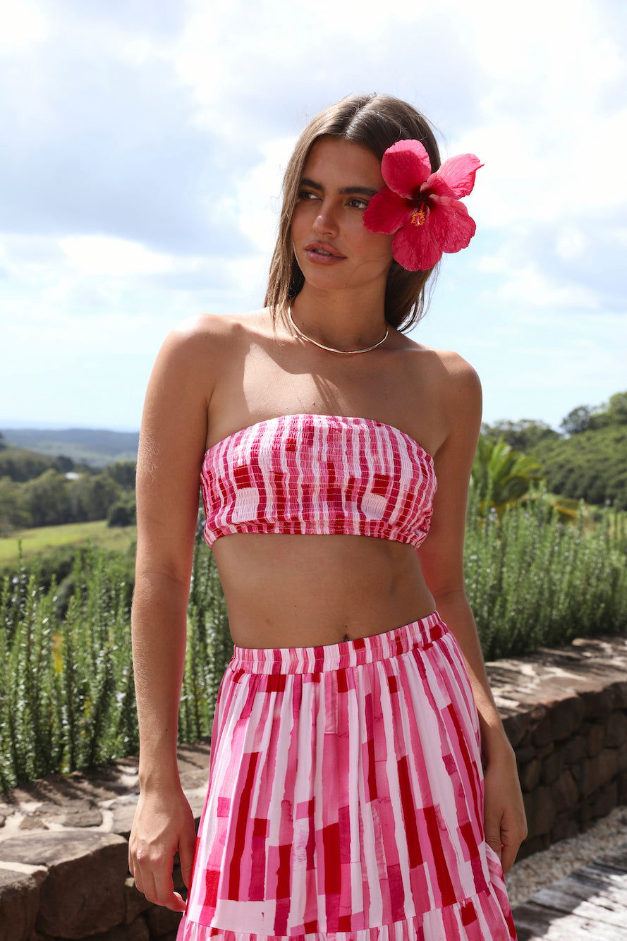 Platonic Crop Top Pink