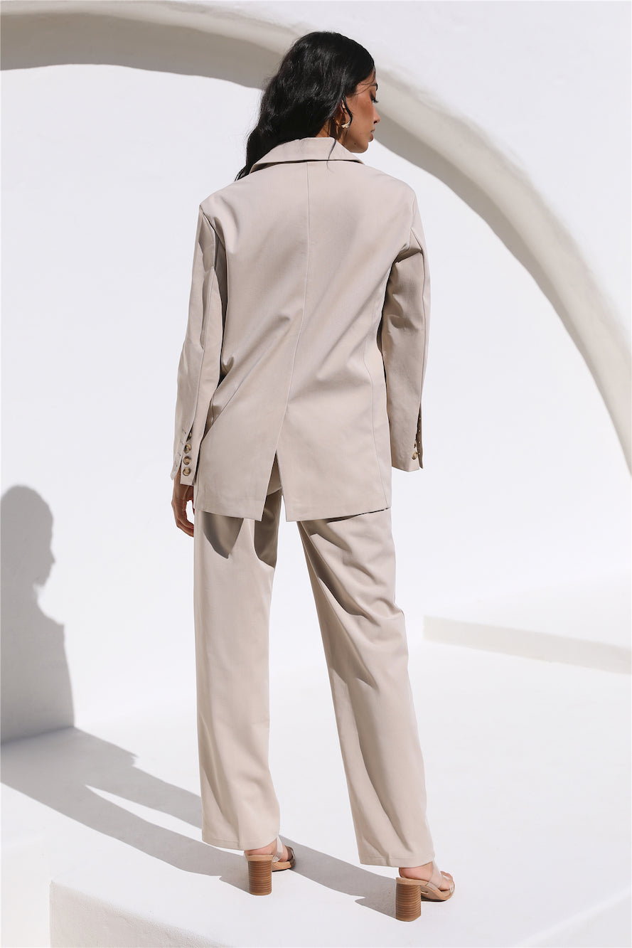 Twin Flame Pants Beige