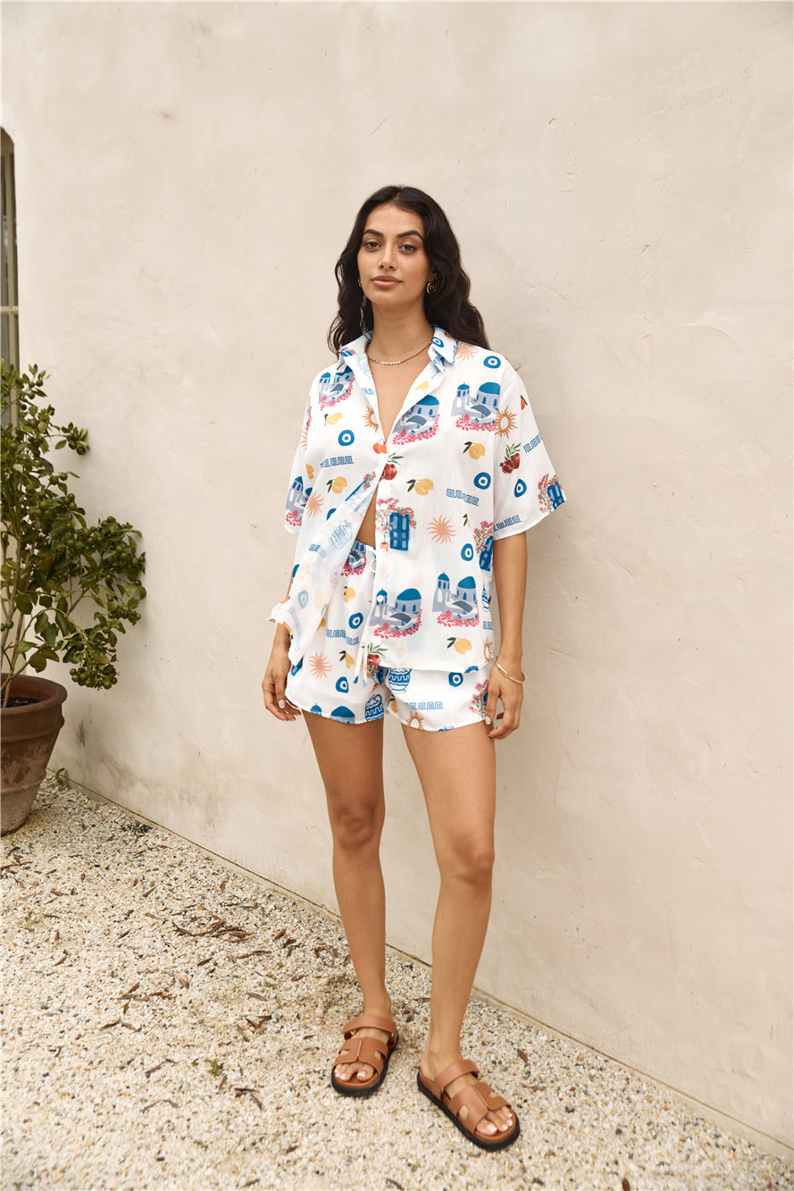 Santorini Summer Set Blue