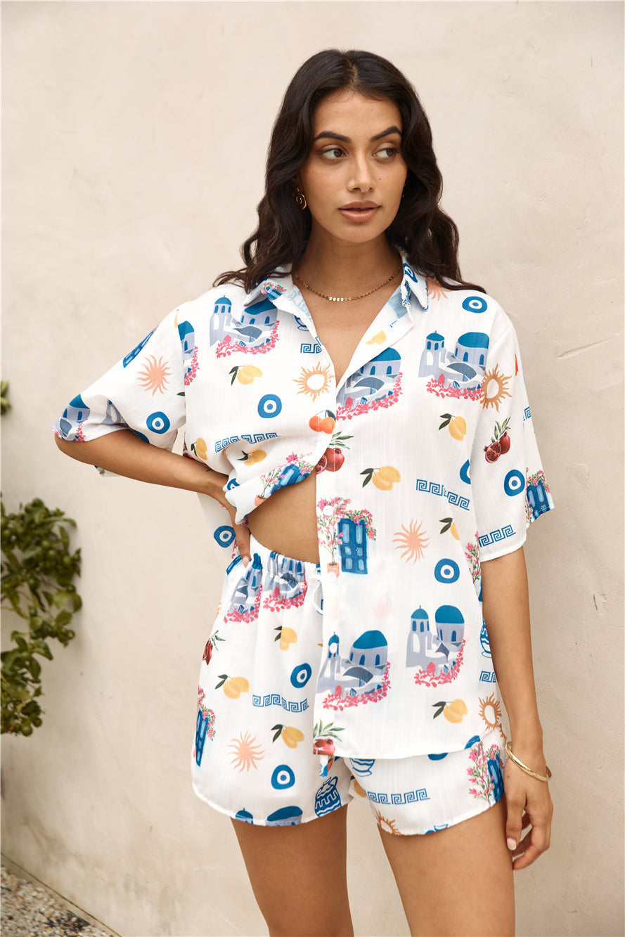 Santorini Summer Set Blue