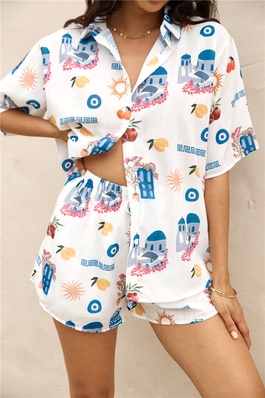 Santorini Summer Set Blue