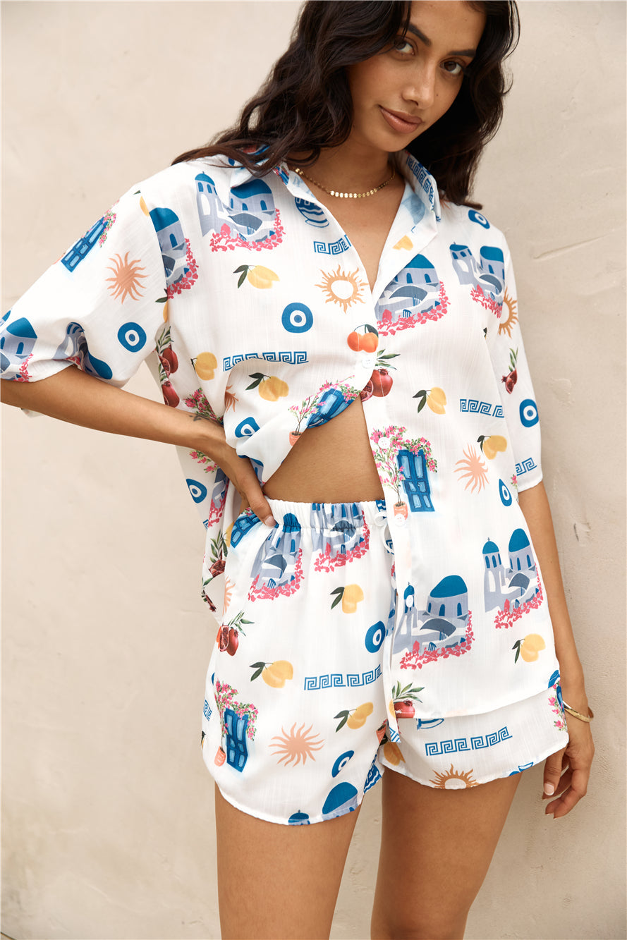 Santorini Summer Set Blue