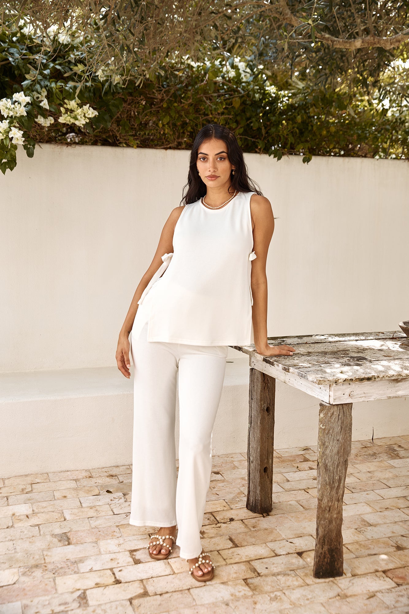 By The Fire Set White