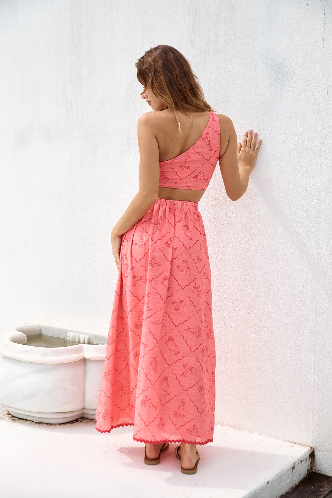 Another Round Maxi Skirt Red