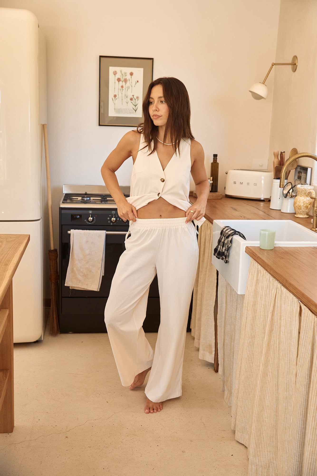 Heading South Pants Beige