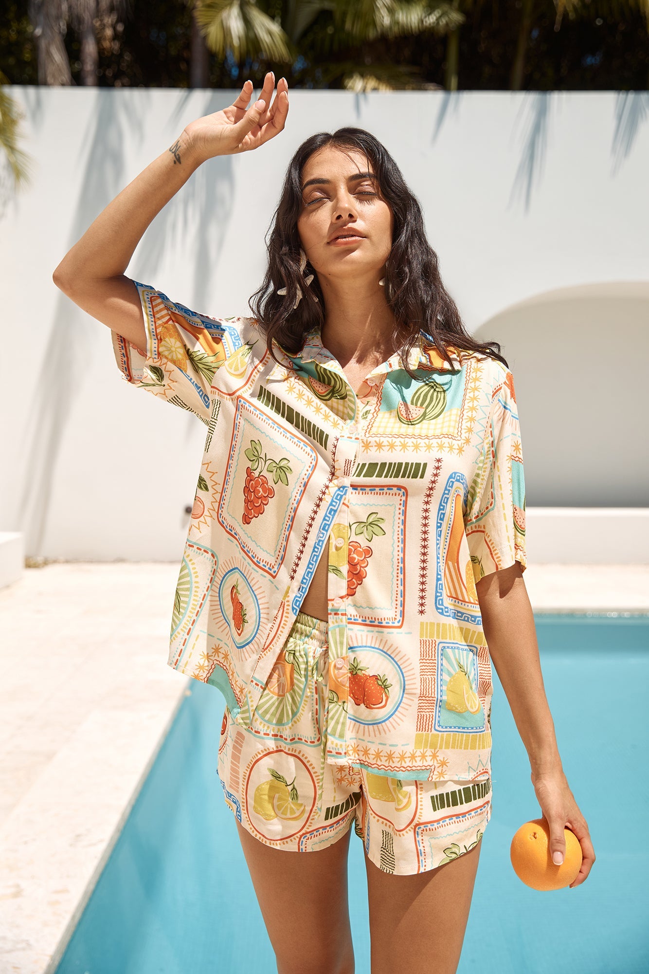 SEVEN WONDERS Agata Shirt Agata Print