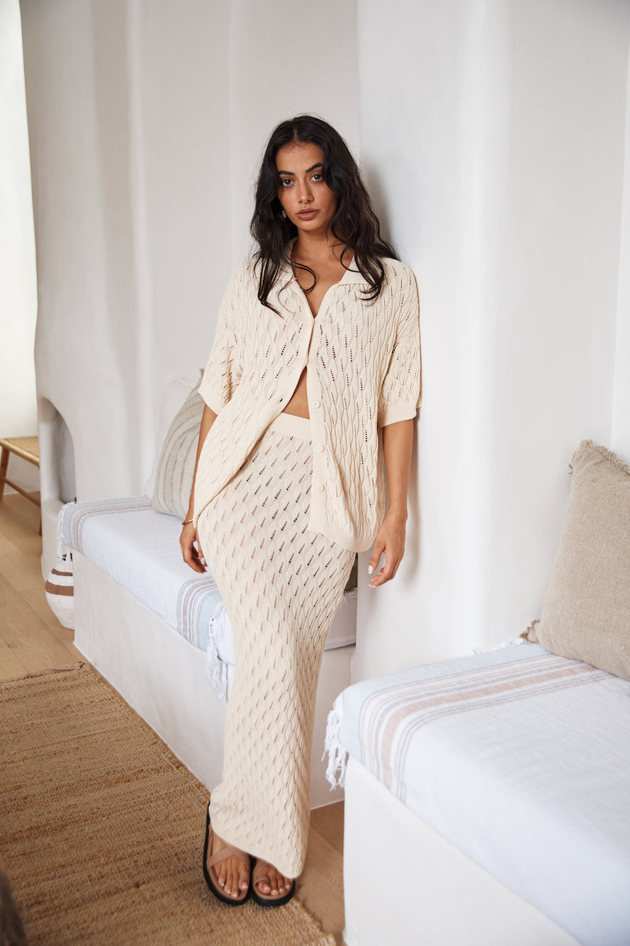 SNDYS Claire Top Sand
