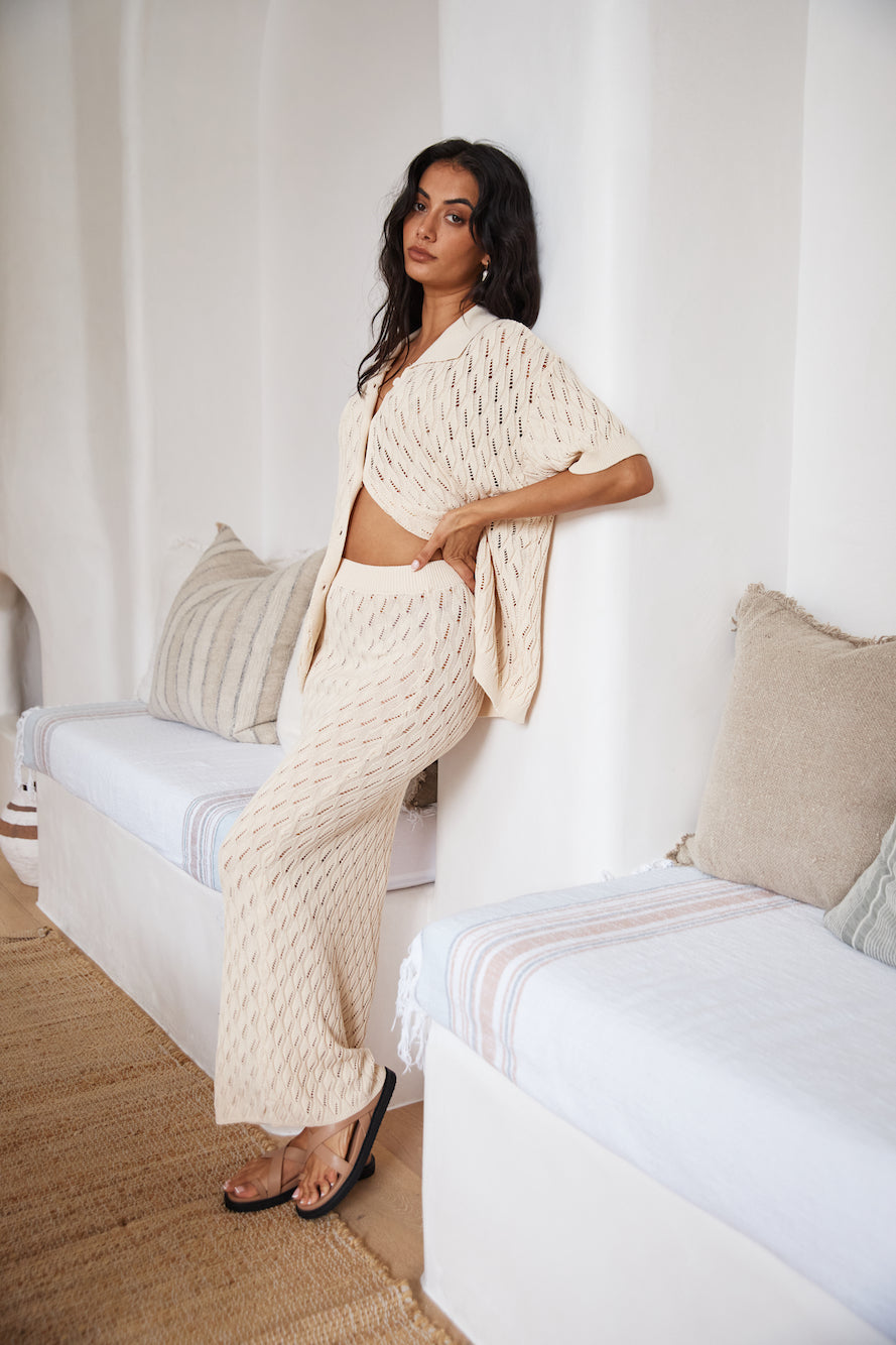 SNDYS Claire Top Sand