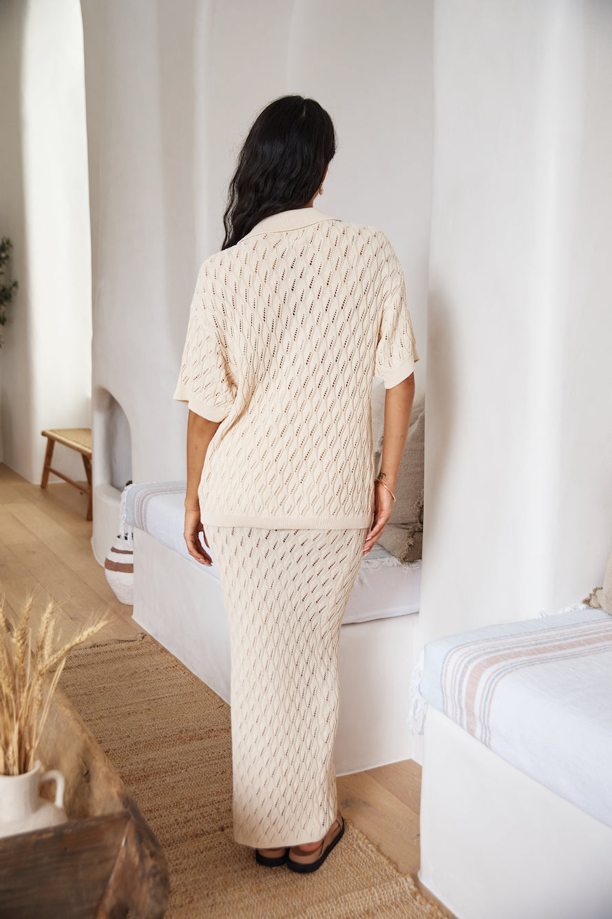 SNDYS Claire Top Sand