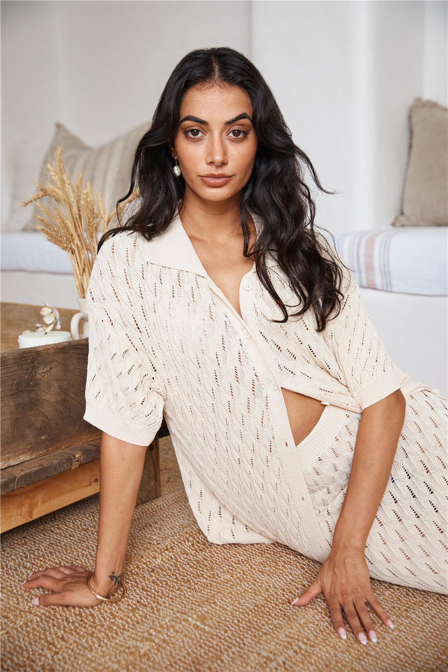 SNDYS Claire Top Sand