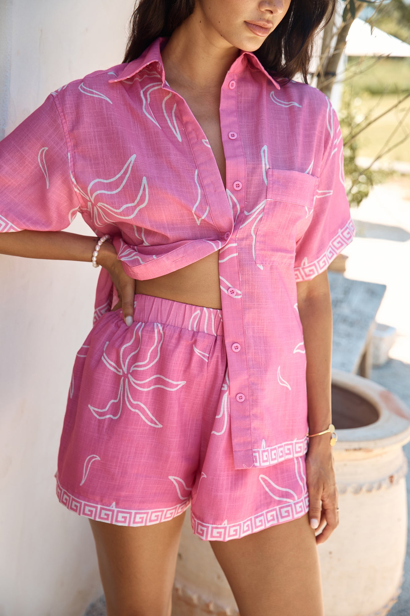 Sailing Ahead Shirt Pink