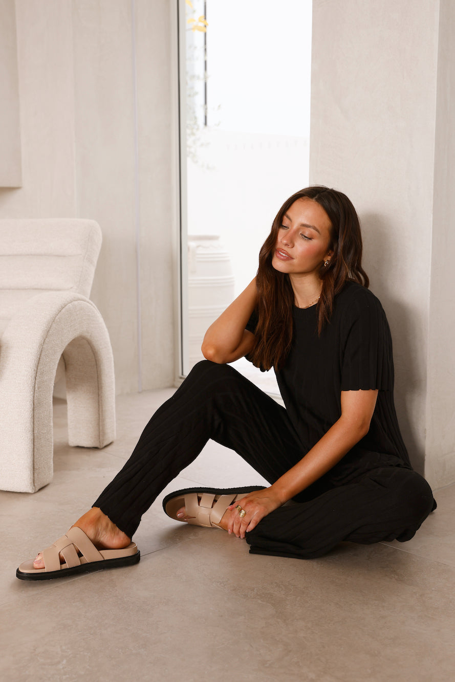 Giselle Knit Top Black
