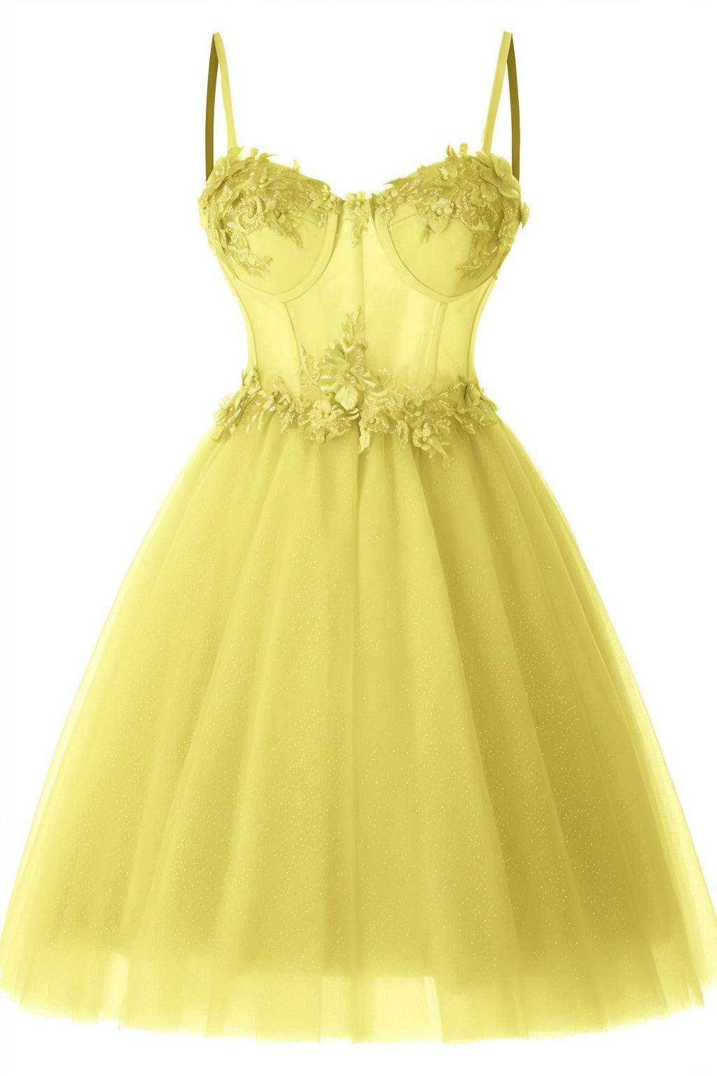 A-Line Short-Mini Tulle Prom Dress CS0400