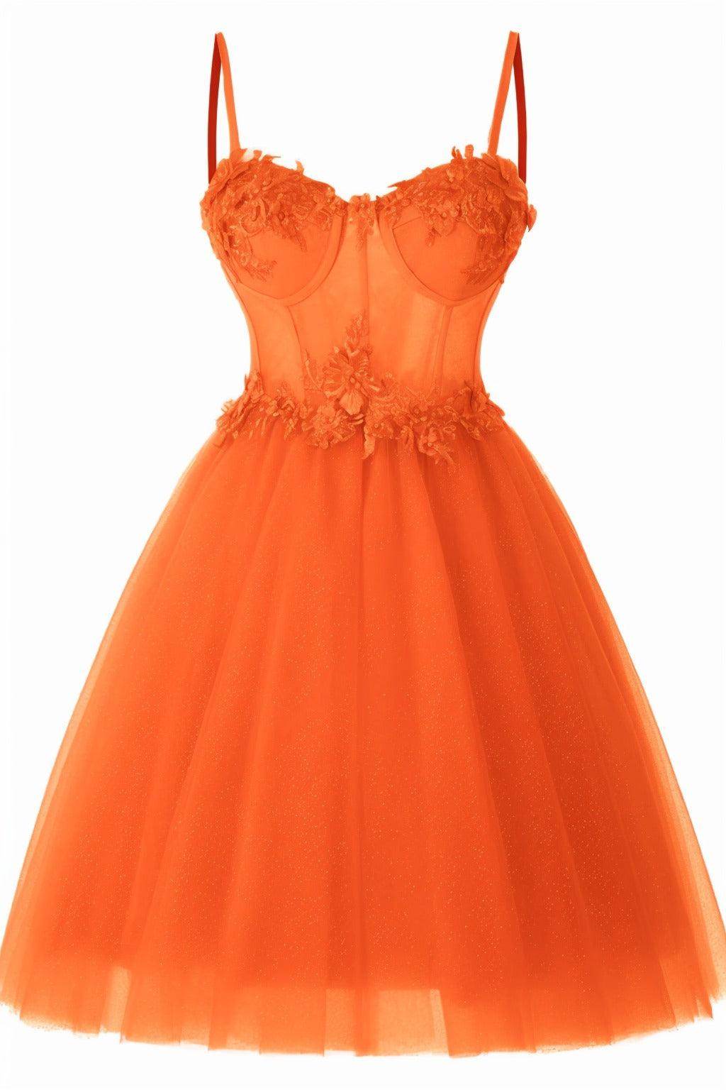 A-Line Short-Mini Tulle Prom Dress CS0400