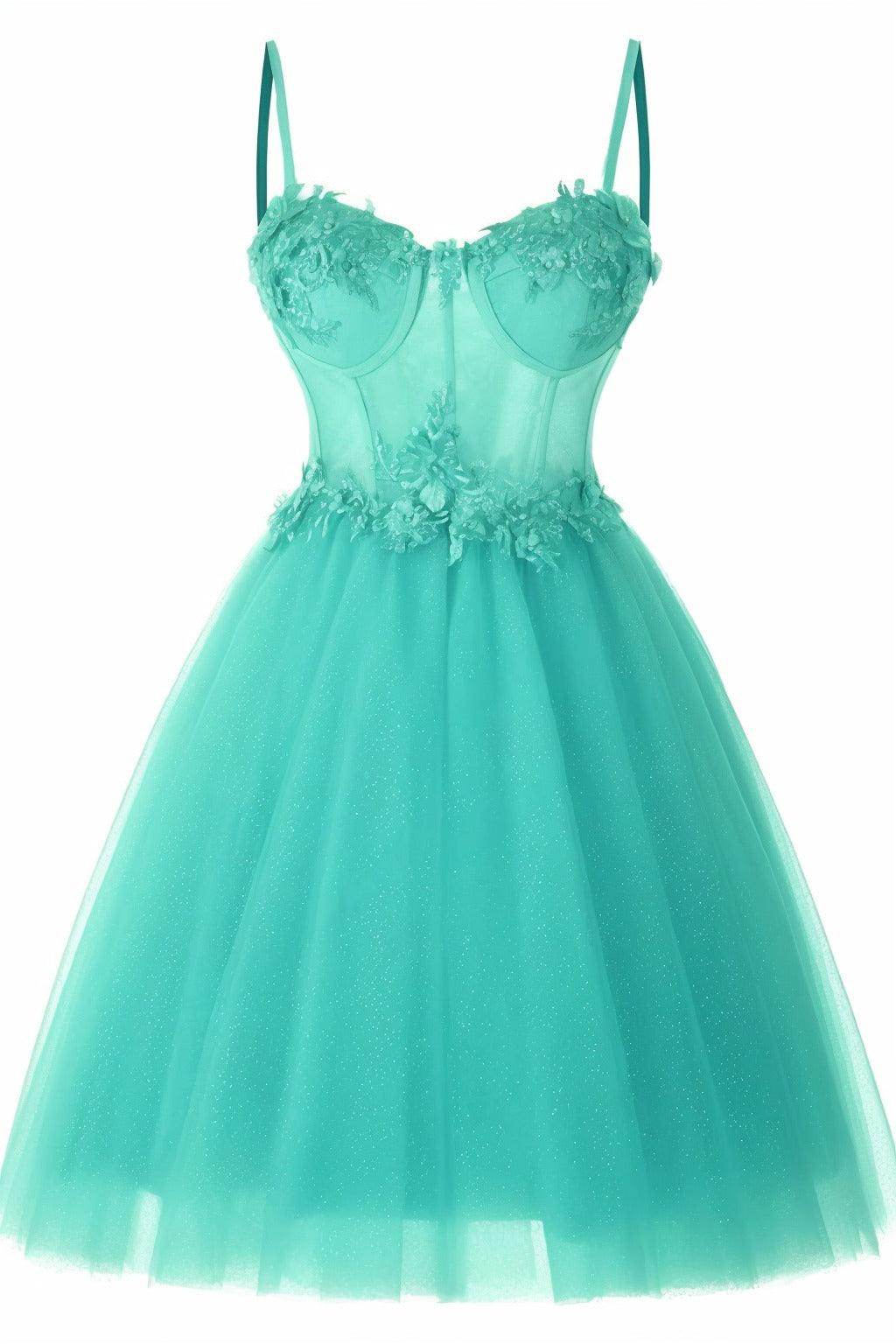 A-Line Short-Mini Tulle Prom Dress CS0400