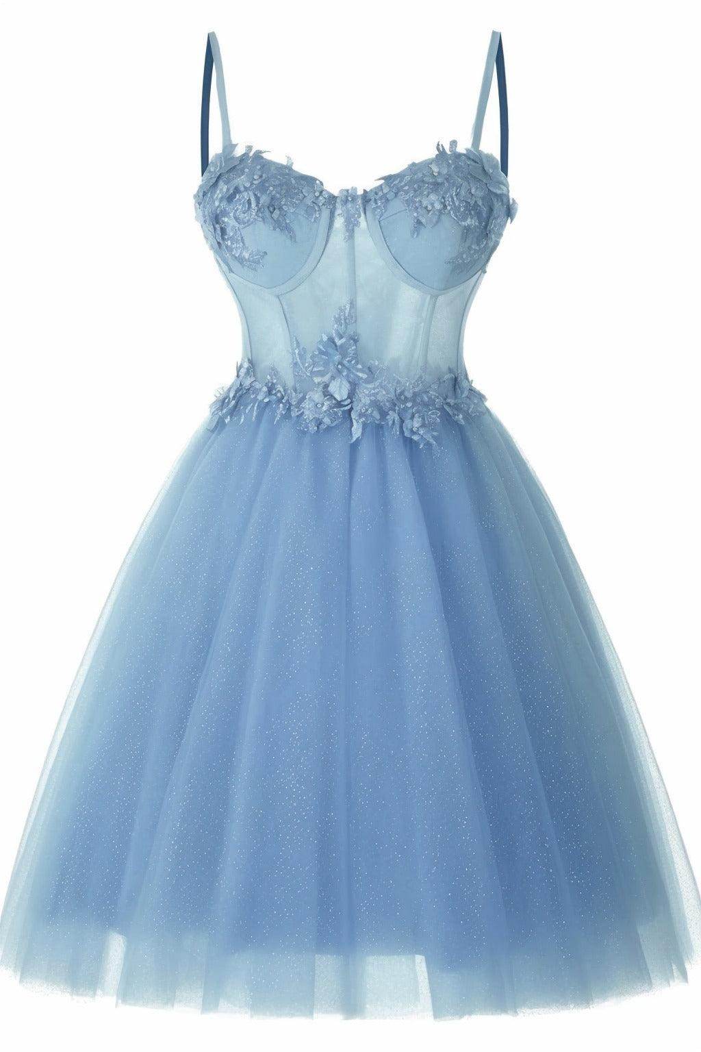 A-Line Short-Mini Tulle Prom Dress CS0400