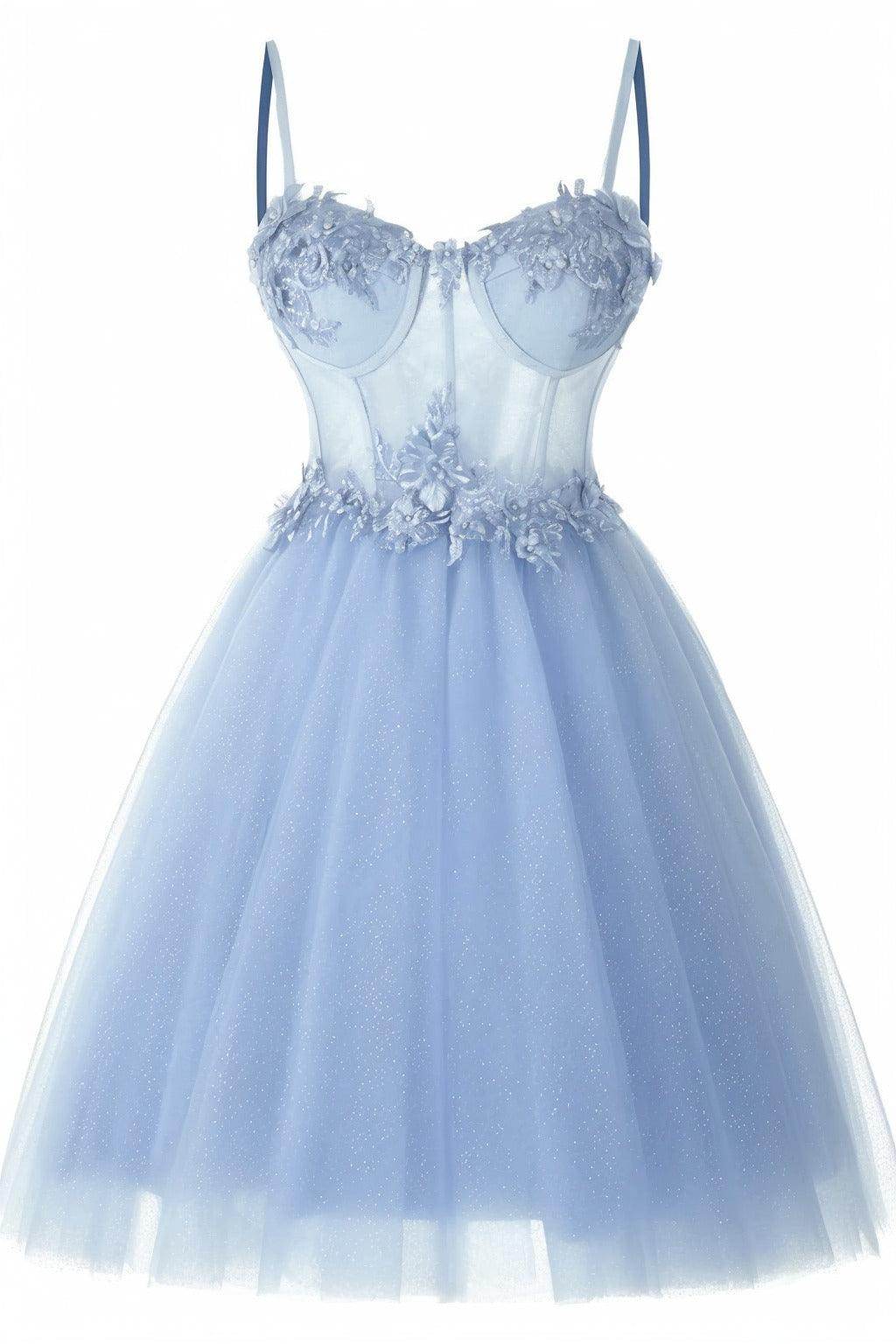 A-Line Short-Mini Tulle Prom Dress CS0400