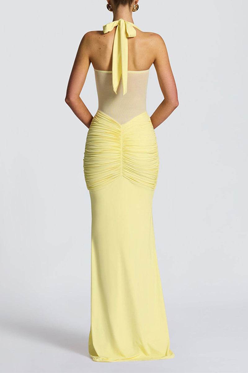 Trumpet-Mermaid Maxi Polyester Semi-Formal Dresses 949331507745