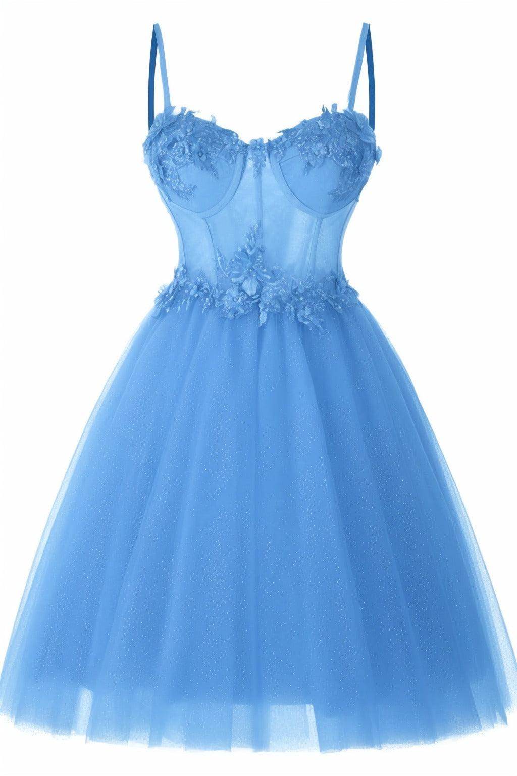 A-Line Short-Mini Tulle Prom Dress CS0400