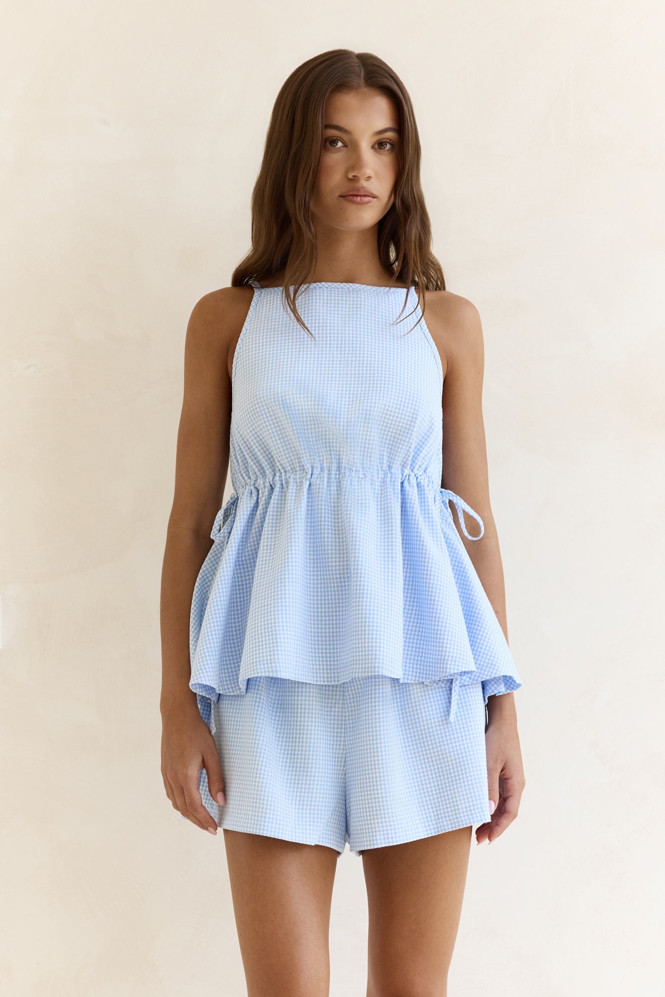 Sunlounge Summers Gingham Shorts Blue