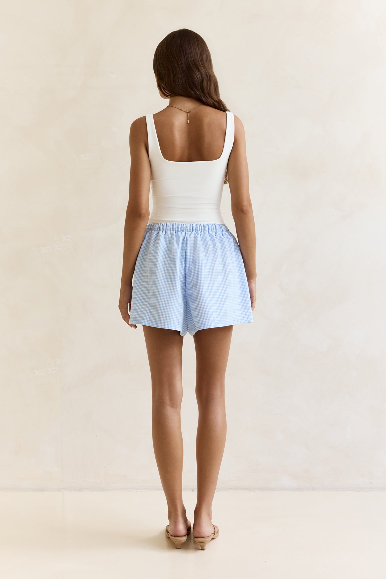 Sunlounge Summers Gingham Shorts Blue
