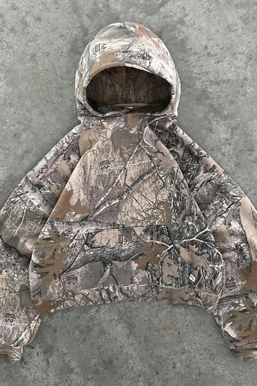 3D Leopard Print Loose Fit Hoodie