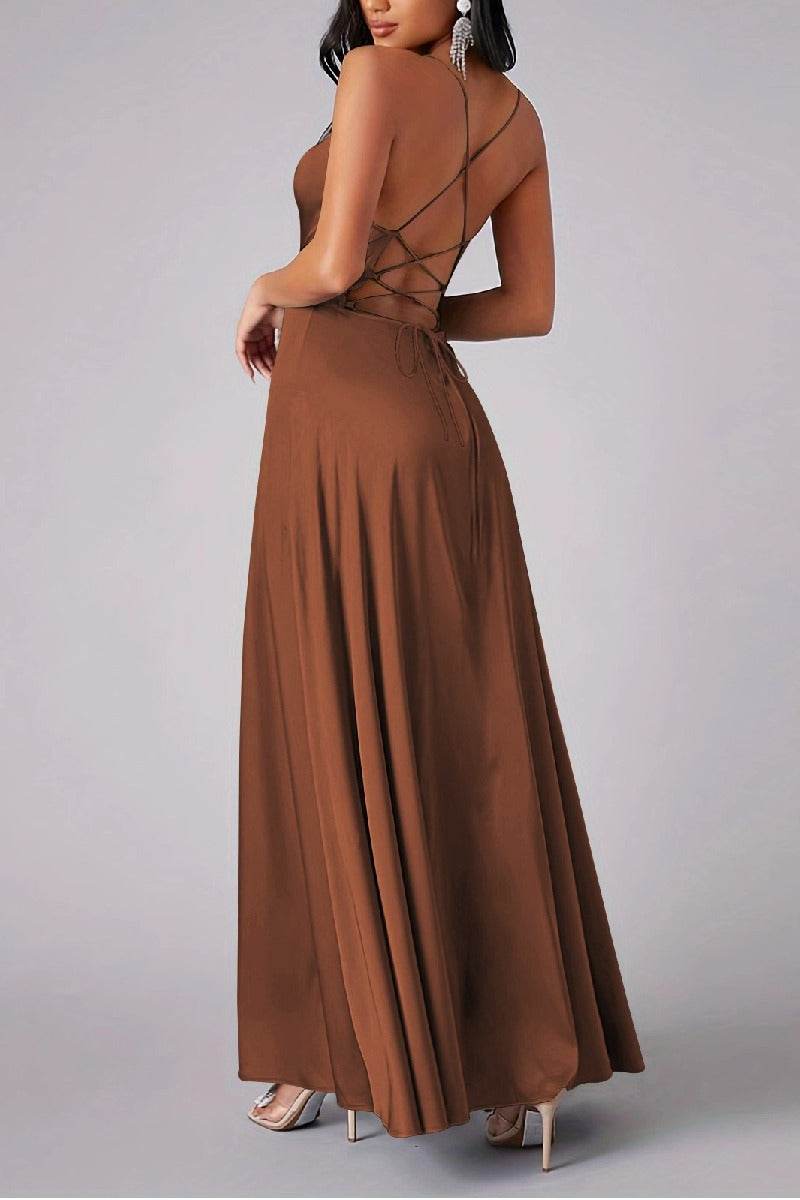 A-line Maxi Stretch Formal Evening Dresses 865729646697
