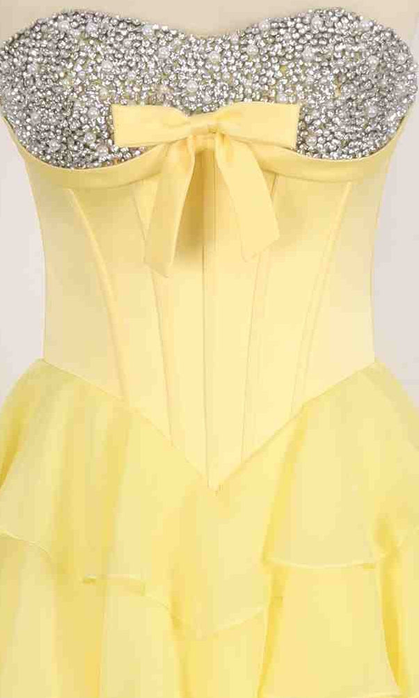 A-Line Ruffle Prom Gown: PromGirl Exclusive 250203