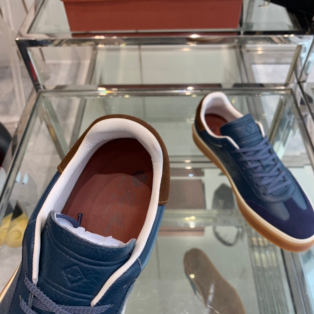 LP TENNIS WALK SNEAKERS NAVY CALFSKIN
