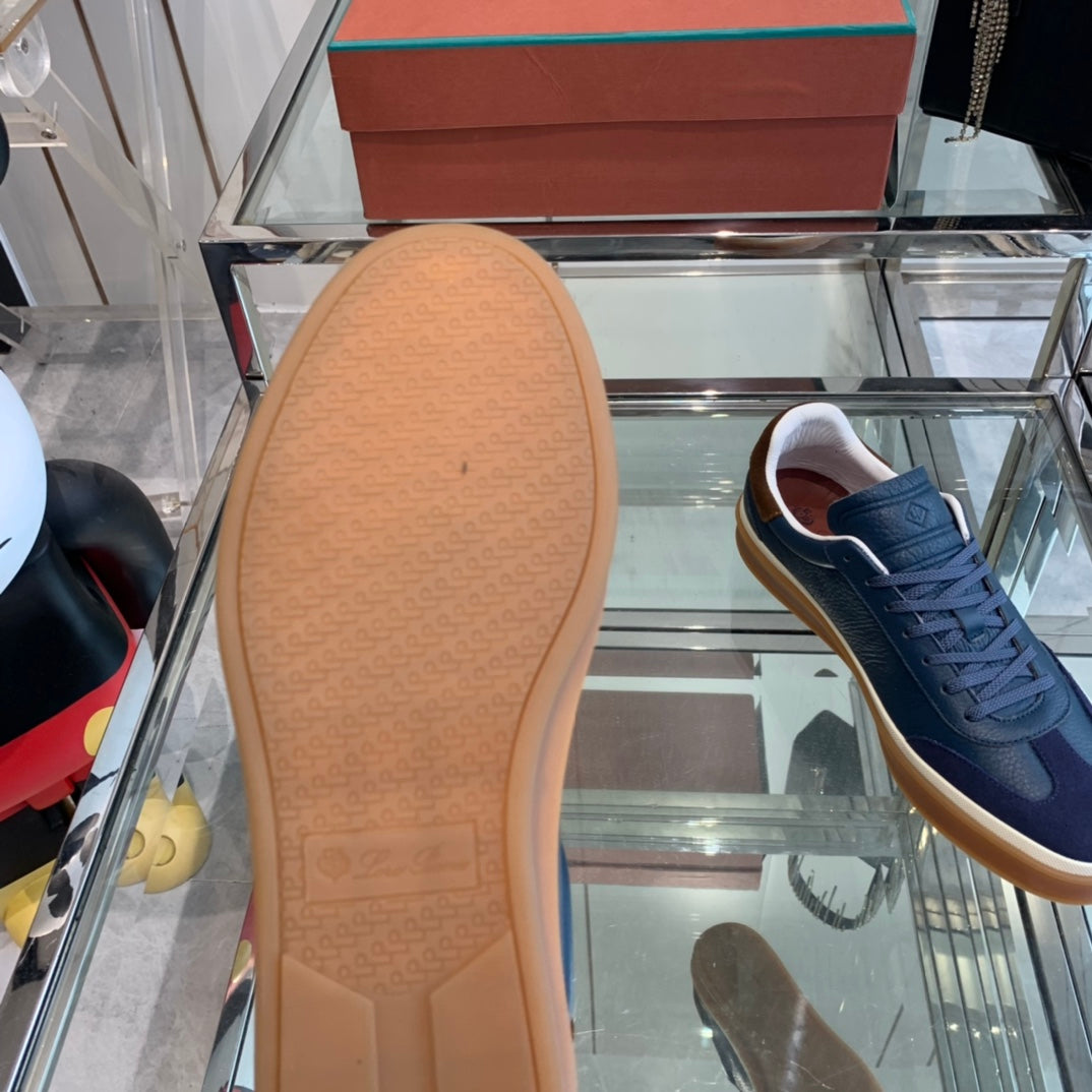 LP TENNIS WALK SNEAKERS NAVY CALFSKIN