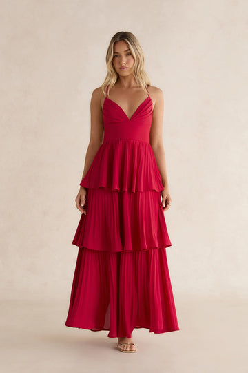 Thinking About This Maxi Dress Burgundy