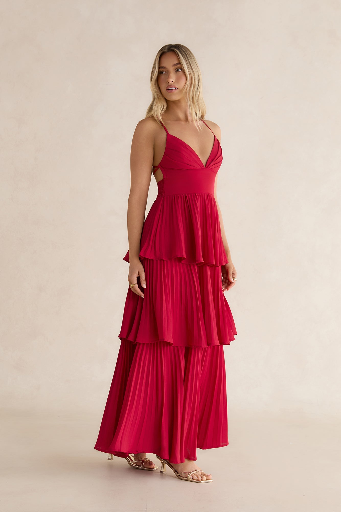 Thinking About This Maxi Dress Burgundy