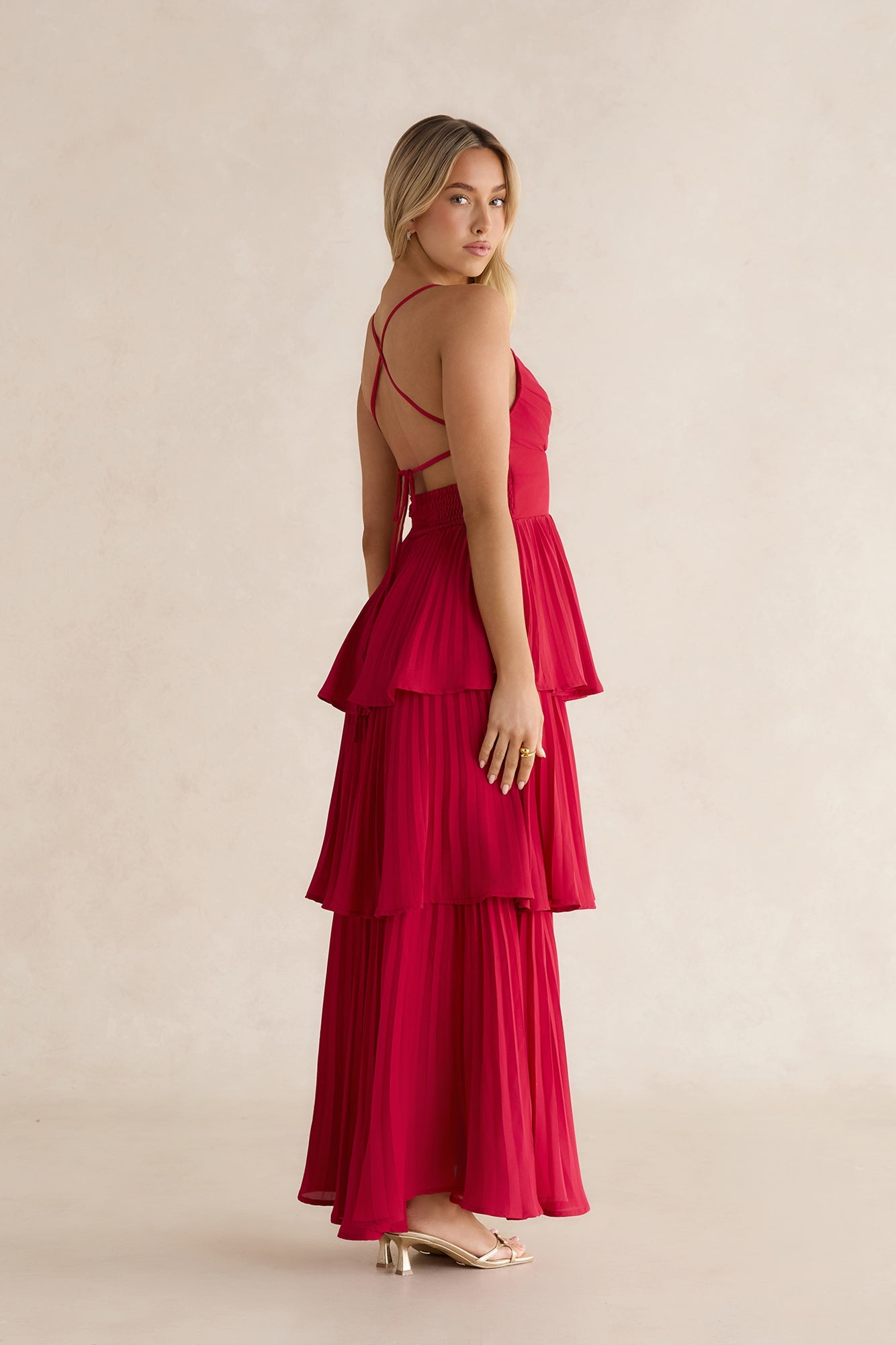 Thinking About This Maxi Dress Burgundy
