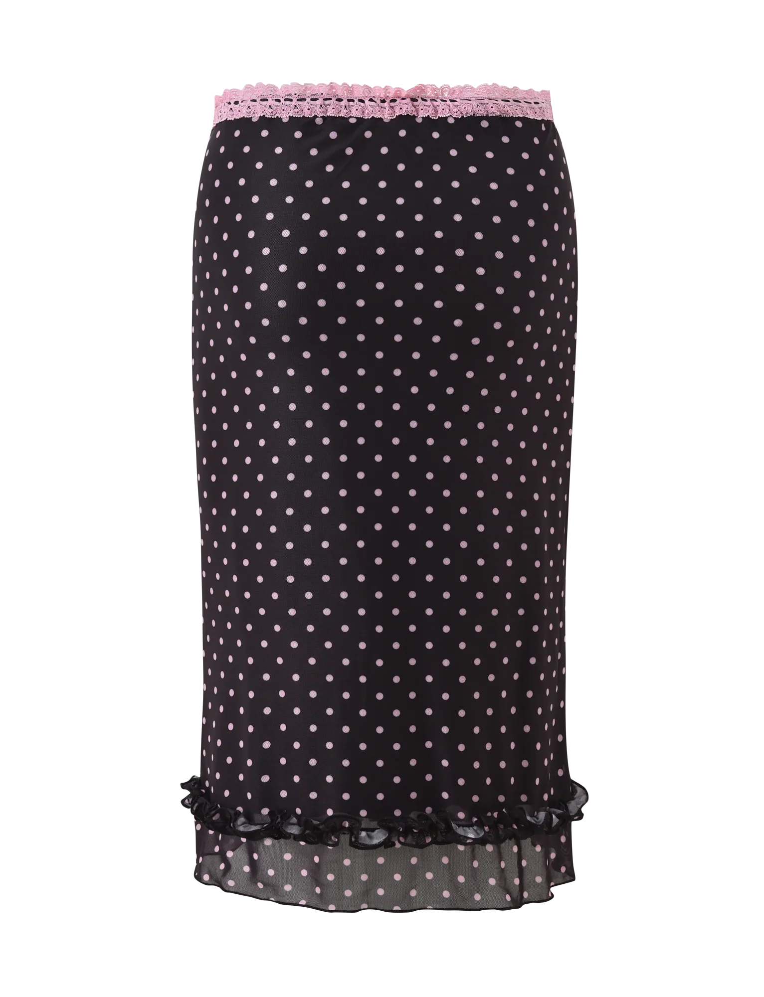 AMARA MIDI SKIRT - BLACK