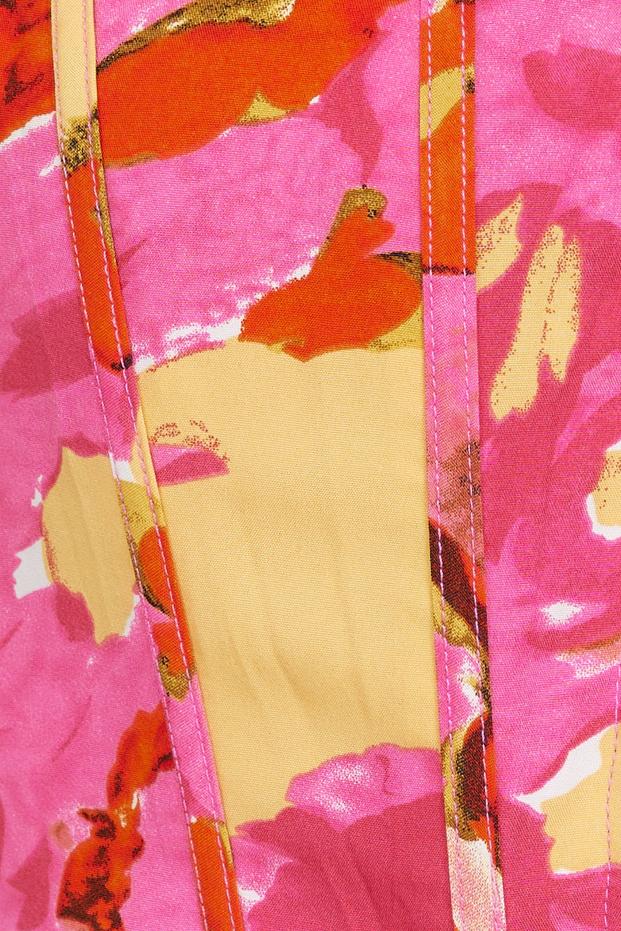 Glowing Sun Crop Top Pink