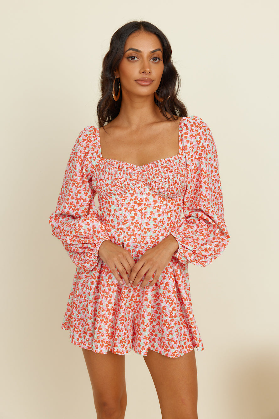 Sweet As Pie Romper Red