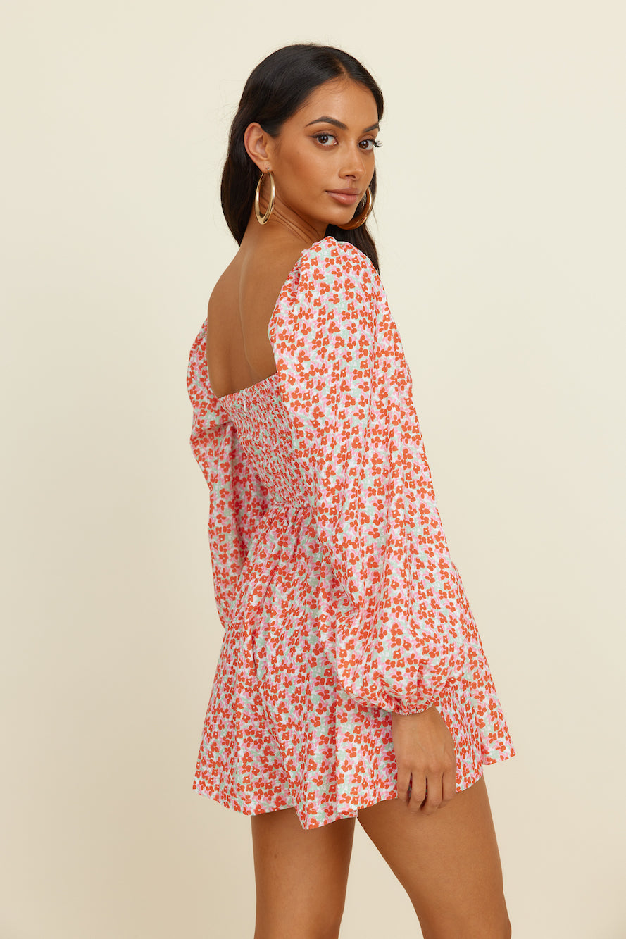 Sweet As Pie Romper Red