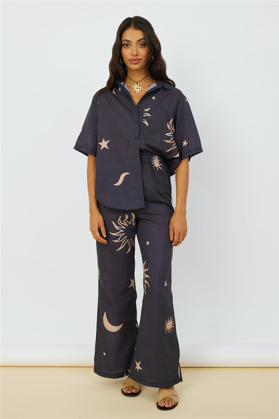 Constellations In The Sky Shirt Black
