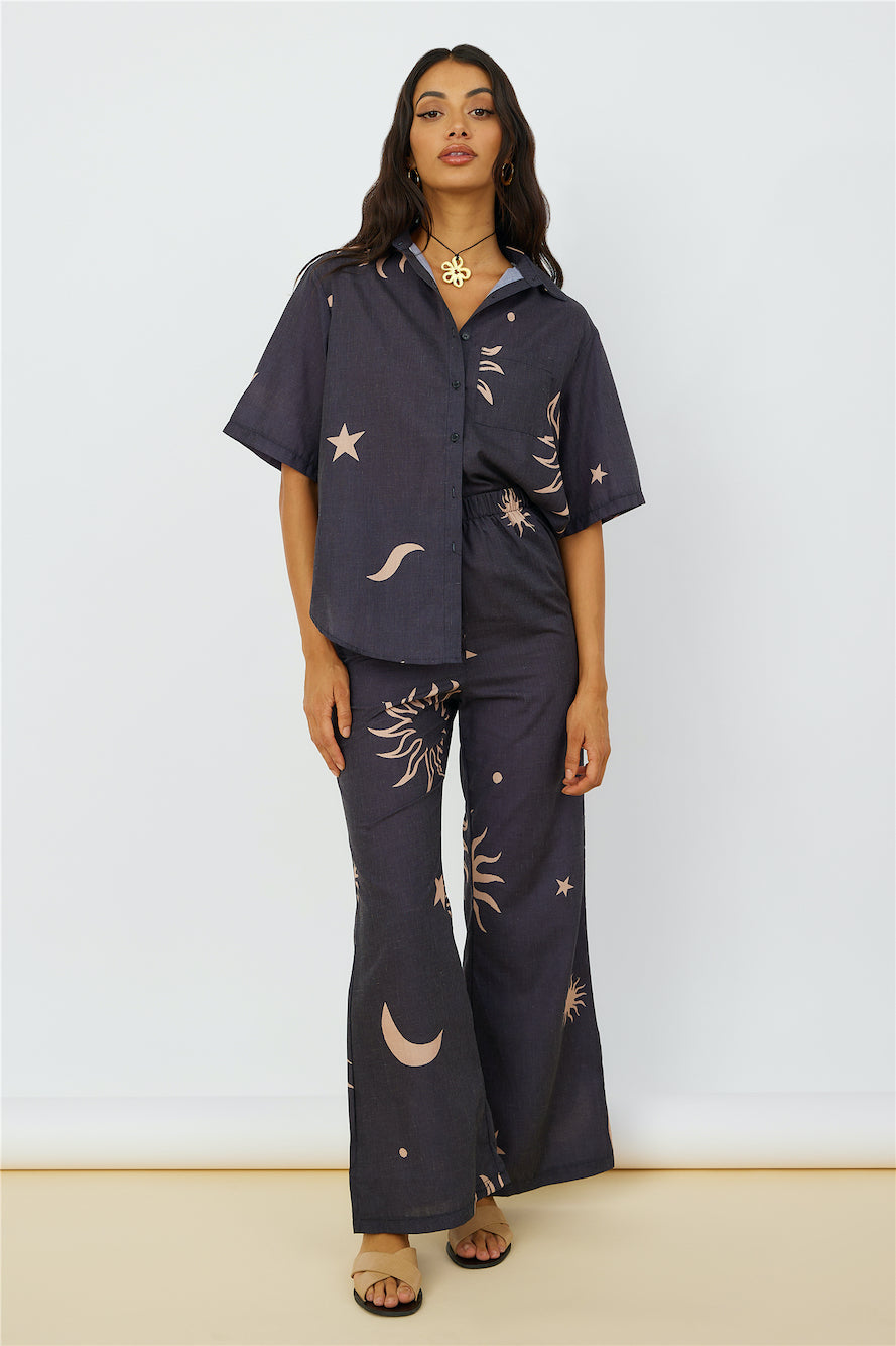 Constellations In The Sky Shirt Black