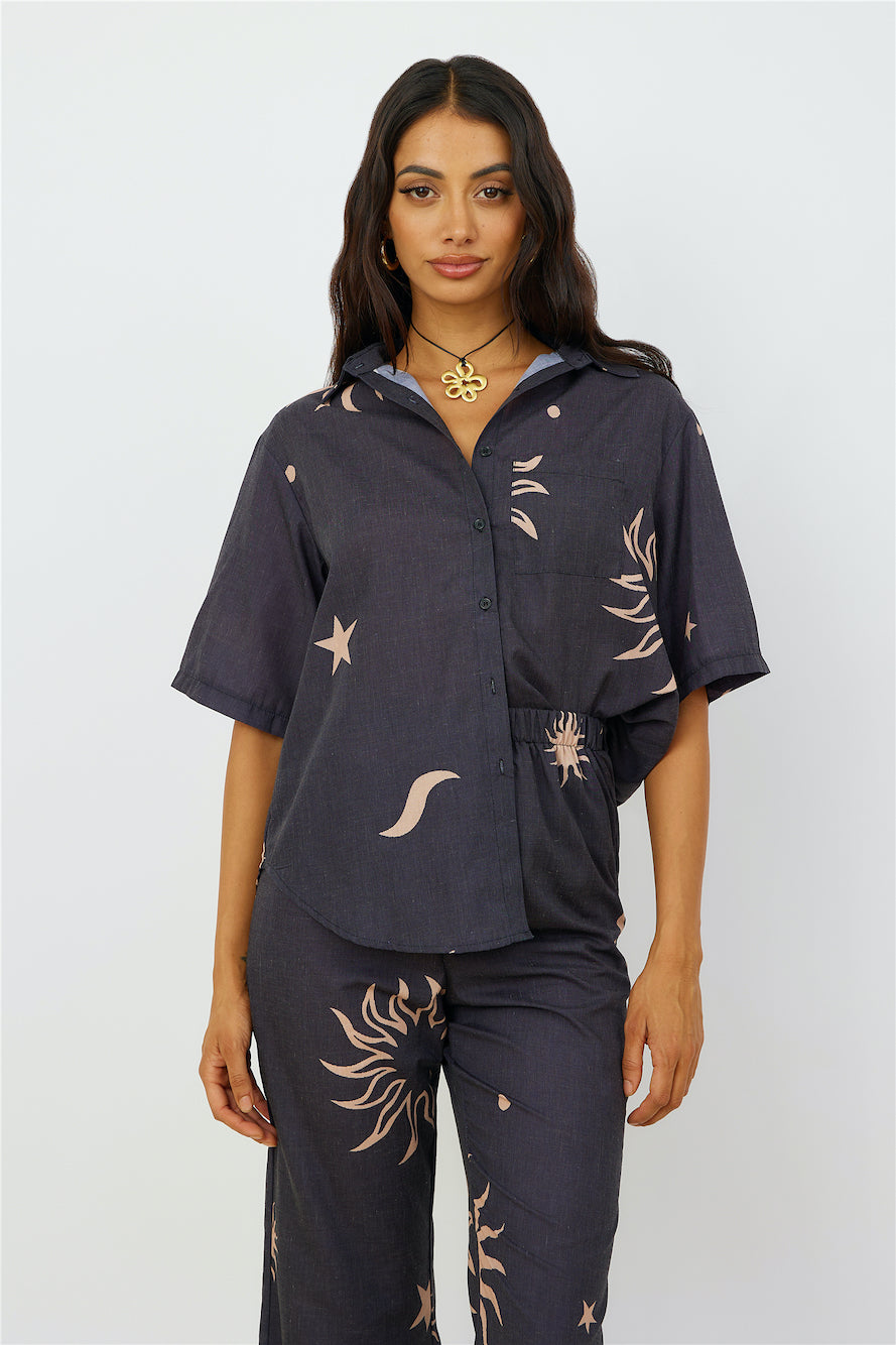 Constellations In The Sky Shirt Black