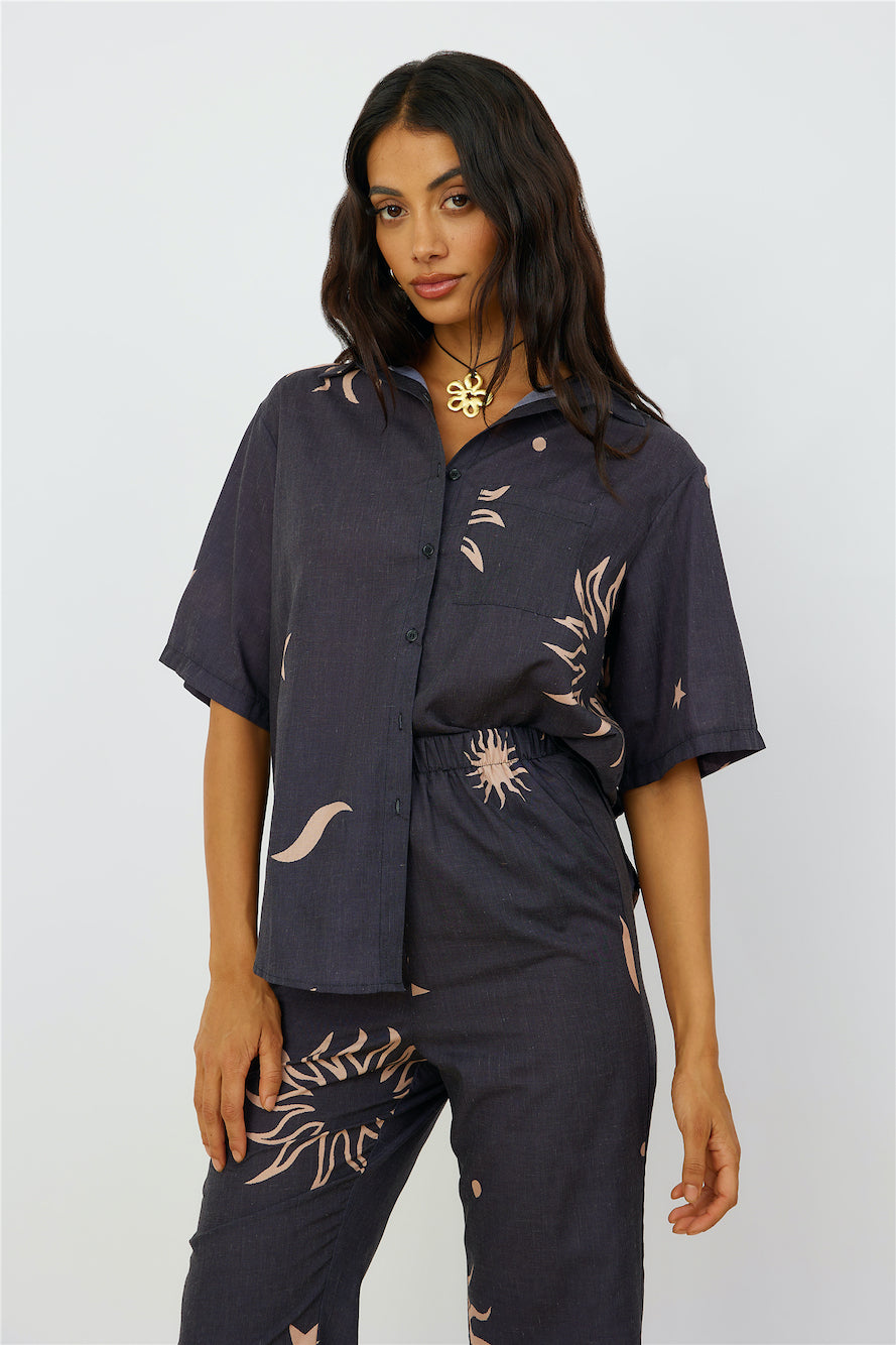 Constellations In The Sky Shirt Black