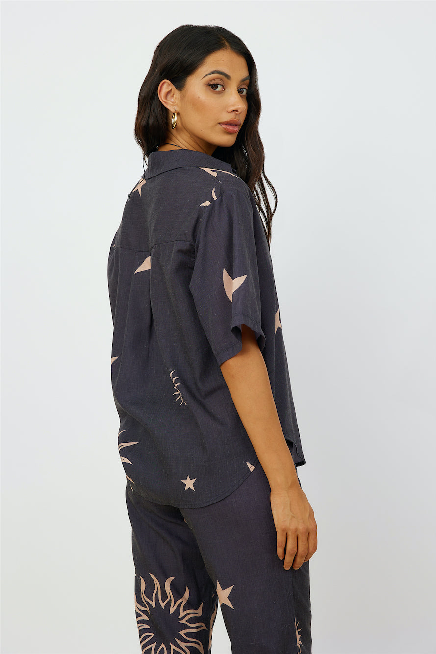 Constellations In The Sky Shirt Black